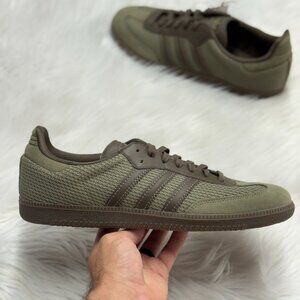 Adidas Samba OG Orbit Green Cargo Brown Mens JR0885 NEW Sz 11.5